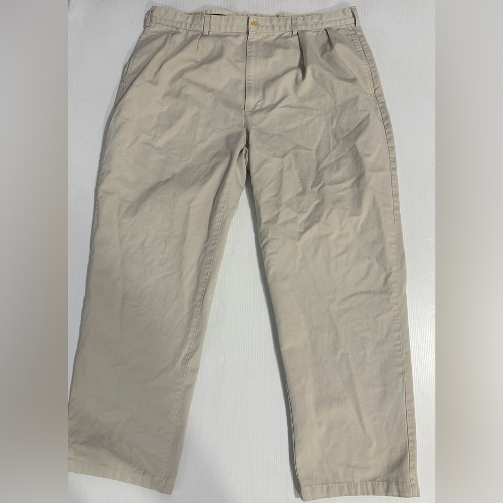 Vintage Polo Ralph Lauren Andre‎ Pants Mens Size 42x32 Beige Chino Made in USA